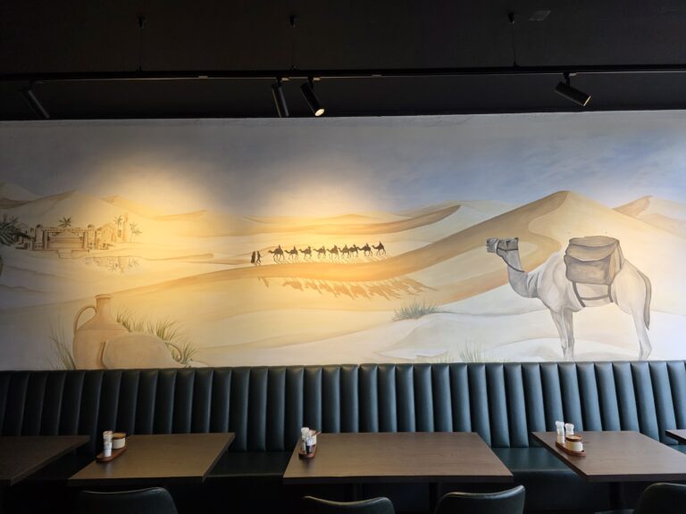 Kervansaray Restaurant Rotterdam gevel bij avond